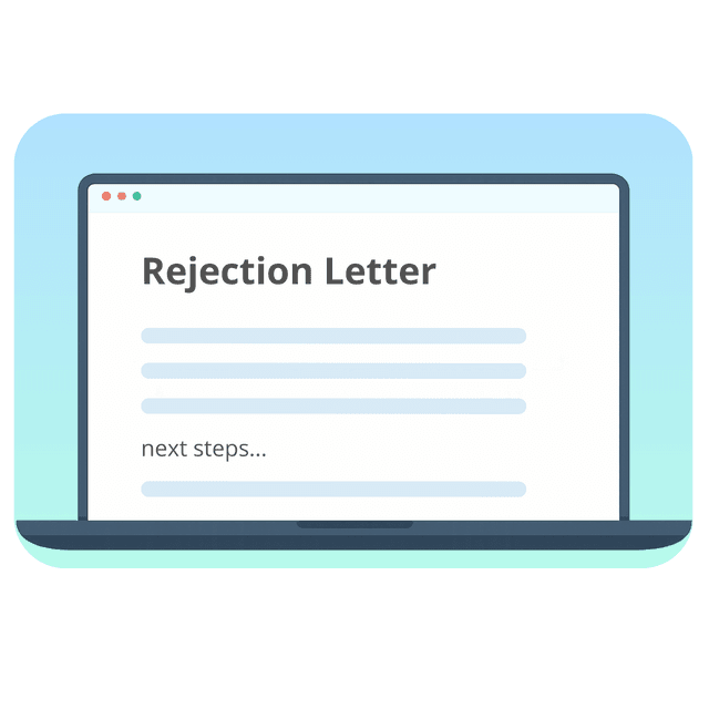 Lettera di Rifiuto illustation